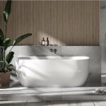 Bernstein - baignoire îlot murale design acrylique pour salle de bain, isolation thermique - blanc - ... Bernstein - baignoire îlot murale design acrylique pour salle de bain, isolation thermique - blanc - ...