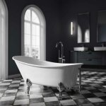 Bernstein - baignoire lot sur pieds paris blanc mat ou blanc brillant - couleur des pieds et robinetterie ...