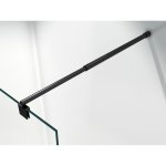 Barre de stabilisation noire - barre de fixation ronde en noir - pour paroi de douche - bernstein Barre de stabilisation noire - barre de fixation ronde en noir - pour paroi de douche - bernstein