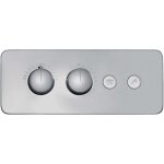 Bernstein - mitigeur thermostatique de douche à encastrer avec corps d'encastrement, 2 sorties - 30x12cm ... Bernstein - mitigeur thermostatique de douche à encastrer avec corps d'encastrement, 2 sorties - 30x12cm ...