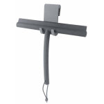 Bernstein - raclette de douche en acier inoxydable avec poignée, crochet, revêtement en silicone sans ... Bernstein - raclette de douche en acier inoxydable avec poignée, crochet, revêtement en silicone sans ...