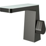 Bernstein - robinet mitigeur pour lavabo ou vasque nt7320 effet cascade - noir mat, gun mtal ou blanc ...