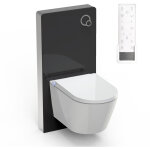 Bernstein - toilettes japonaises céramique, wc lavant japonais avec module sanitaire noir + télécommande, ... Bernstein - toilettes japonaises céramique, wc lavant japonais avec module sanitaire noir + télécommande, ...