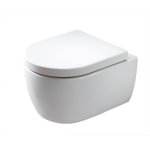 Bernstein - wc suspendu design sans rebords céramique sanitaire toilettes mural à poser avec abattant ... Bernstein - wc suspendu design sans rebords céramique sanitaire toilettes mural à poser avec abattant ...