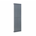 Besoa - delgado radiateur à eau chaude 822w montage mural pour 20m² - gris Besoa - delgado radiateur à eau chaude 822w montage mural pour 20m² - gris