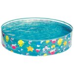 Bestway ? piscine enfant extensible 122 x 25 cm ? pvc r�sistant ? capacit� 277 litres ? �ge recommand� ...