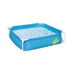 Bestway - piscine carr�e avec structure en m�tal b�b� mon premier 56217