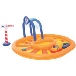 Bestway - piscine gonflable pour enfants train bateau 285x224x119 cm