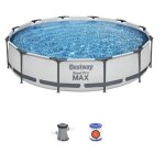 Piscine avec structure ronde steel pro max 366x76 cm bestway 56416