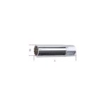 Beta - 956f clé à douille pour bougie d'allumage 3 / 8' - 18. 8 mm Beta - 956f clé à douille pour bougie d'allumage 3 / 8' - 18. 8 mm