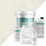 B�ton cir� multisurfaces (sols et murs) - kit complet 5m� (2 couches) - mat - teinte : coquillage