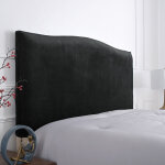 Bette housse de t�te de lit �lastique pour t�te de lit - 150 cm - pour t�te de lit 140 - 170 cm? bleu ...