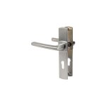 Bezault sas - poignée de porte d'entrée - scult - vachette - gris - clé i - 195 mm Bezault sas - poignée de porte d'entrée - scult - vachette - gris - clé i - 195 mm