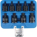 Bgs technic - douille � embouts � choc 12, 5 mm (1 / 2') profil t (pour torx) t20 - t70 9 pi�ces