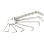 Jeu de cls allen six pans intrieurs 2 - 10mm 8pices bgs diy 7842