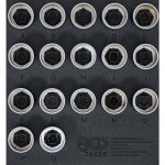 Jeu de douilles bgs technic pour ecrou antivol jantes land rover