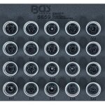 Bgs technic - jeu de douilles pour ecrou antivol jantes vag 541 - 560