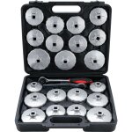 Bgs technic - jeu de douilles � filtres (cloches) � huile fonte d'aluminium 12, 5 mm (1 / 2') 23 pi�ces ...