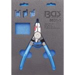 Bgs technic - pince � circlips pour circlips internes / externes points �changeables 180 mm bgs 8831 ...