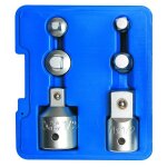 Reducteur / augmentateur douille cliquet carre 1 / 4 - 3 / 8 - 1 / 2 - 3 / 4 jeu de 6