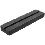 Bgs technic - tampon en caoutchouc avec rainure pour pont �l�vateur 373 x 100 x 35 mm