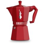 Bialetti - cafeti�re moka exclusive rouge 6 tasses