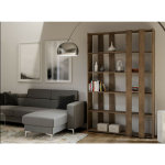 Biblioth�que bois noyer samba 120 cm