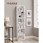 Biblioth�que, �tag�re sur 6 niveaux, meuble de rangement ouvert, �tag�re, 24 x 40 x 178, 5 cm, pour salon, ...