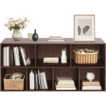 Biblioth�que murale - �tag�re de salon � 7 compartiments, adapt�e aux chambres � coucher, chambres d'enfants ...