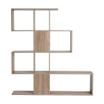 Miliboo - biblioth�que ouverte s�parateur design finition bois clair ch�ne l139 cm como