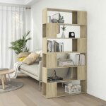 Divisant avec librairie �l�gante et classique design 6 �tag�res diff�rentes couleurs couleur : marron ...