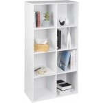 Woltu - biblioth�que avec 8 compartiments 60x29, 5x121cm �tag�re de rangement �tag�re de bureau classeur ...