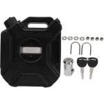 Bidon d'essence moto 3l / 0. 75 gallon, bidon d'essence utv montable avec support, serrure et cl�s bidon ...