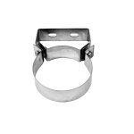 Bierre store - collier de serrage de fixation murale omega 180 mm 18 cm acier inoxydable aisi 316