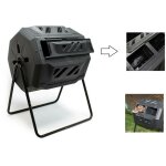 Bigb - composteur de jardin rotatif sur pied - 160 litres