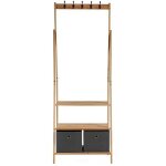 Bigbuy kipit mh194001h porte - manteau marron gris 40, 5 cm