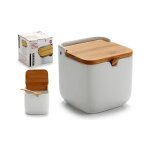 Sucrier en bambou blanc 2 Sucrier en bambou blanc 2