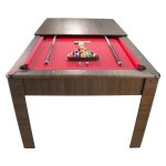 Billard amricain ambiance 7ft - 226, 5 x 126, 5 x 80 cm avec accessoires et plateau dnatoire - couleur ...