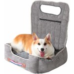 Si�ge auto panier pour chien: rehausseur transport petit chien sac transport chien voiture coussin voiture ...