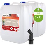 H�fer chemie gmbh ? bio�thanol 100 % 2 x 10 l haute puret� ? combustion propre et inodore ? pour chemin�es ...