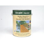 Biopin nature - huile bois de jardin haute qualité pour bois extérieur - teck Biopin nature - huile bois de jardin haute qualité pour bois extérieur - teck