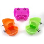 Bird feeder, cage water dispenser, 3 automatic feeders, for parrots, parakeets, lovebirds, cockatiels ...