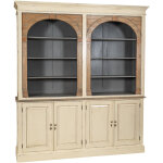 Biscottini - bibliothque en chne massif acajou