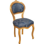 Biscottini - chaise de salon dore louis xvi 90x45x42 chaise en bois fauteuil de chambre  coucher style ...