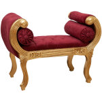 Biscottini - fauteuil louis xvi de style fran�ais en h�tre massif