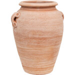 Porte - parapluie. amphore / vase avec anneaux en terracotte fait  la main sur le tour pour plantes ...