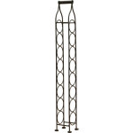 Porte - verre � vin porte - bouteille de vin en fer forg� cave � vin 106x15 cm pr�sentoir � vin au sol ...