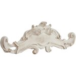 Biscottini - trumeau en bois finition blanche vieillie aux dimensions l57x pr 7x h20 cm made in italy ... Biscottini - trumeau en bois finition blanche vieillie aux dimensions l57x pr 7x h20 cm made in italy ...