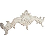 Biscottini - trumeau en bois finition blanche vieillie aux dimensions l97 x pr 6x h34 cm made in italy ... Biscottini - trumeau en bois finition blanche vieillie aux dimensions l97 x pr 6x h34 cm made in italy ...