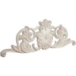 Biscottini - trumeau en bois finition blanche vieillie aux dimensions l98 x pr4 x h33 cm made in italy ... Biscottini - trumeau en bois finition blanche vieillie aux dimensions l98 x pr4 x h33 cm made in italy ...